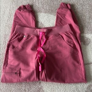 Figs scrub Pink Jogger Pants with Drawstring QUARTZ BCA